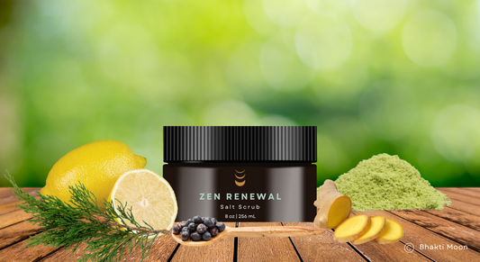 ZEN RENEWAL -  Lemon Green Tea Salt Scrub